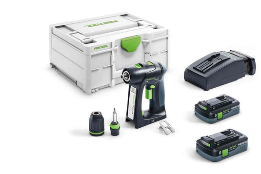Festool accu schroefboormachine c18 hpc 4.0 i-plus