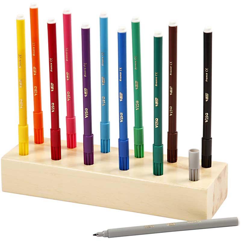 Afbeelding laden in galerijviewer, Https: www.cchobby.nl stifthouder-voor-mini-stiften-afm-20x6-5x2-5-cm-1-stuk
