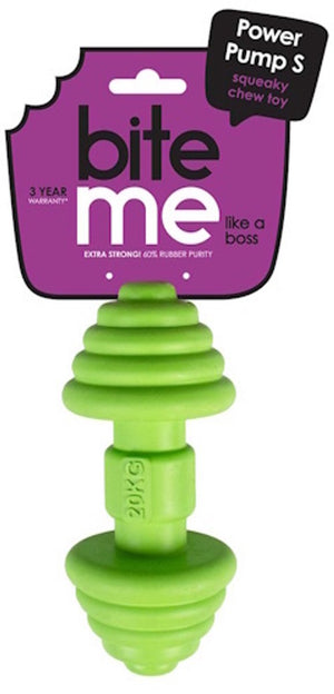 Ebi kauwspeeltje power pump groen s - 16 x 7 x 7cm