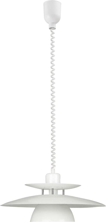 Eglo brenda - hanglamp - 1 lichts - ø430mm. - wit, chroom
