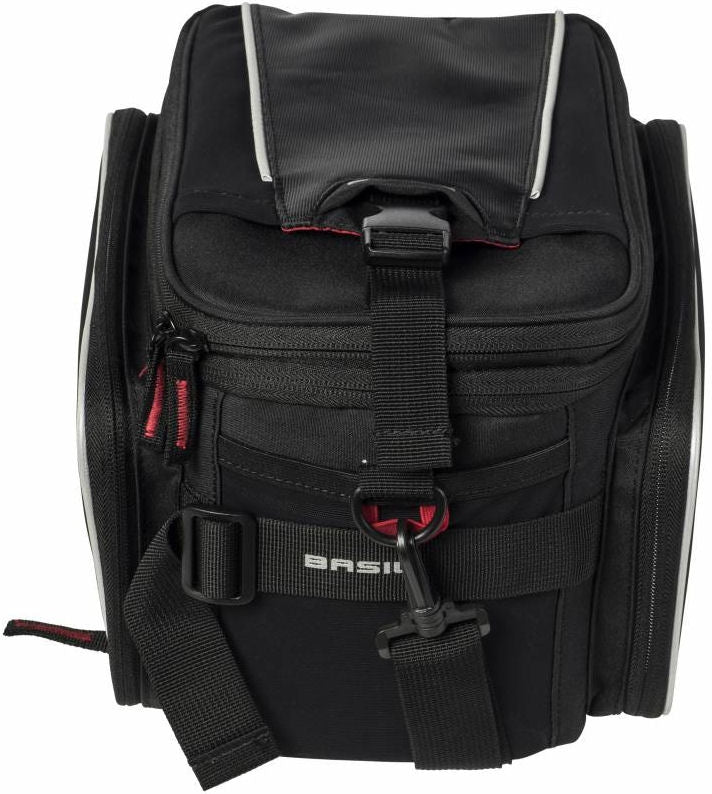 Afbeelding laden in galerijviewer, Basil Sport Design Trunkbag - Bagagedragertas - Zwart - Sport - 7-15L

