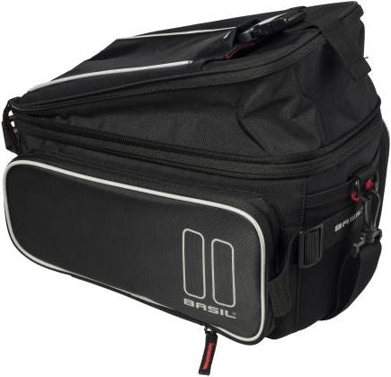 Afbeelding laden in galerijviewer, Basil Sport Design Trunkbag - Bagagedragertas - Zwart - Sport - 7-15L
