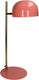 Hd collection tafellamp metaal roze 25x19x50cm