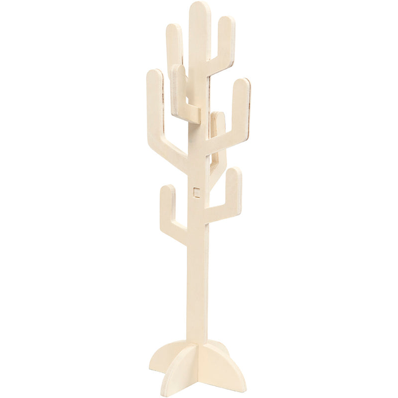Afbeelding laden in galerijviewer, Houten cactus
