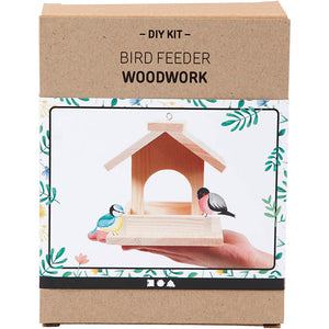 Creativ company diy vogelvoederhuis grenen 12,5 cm
