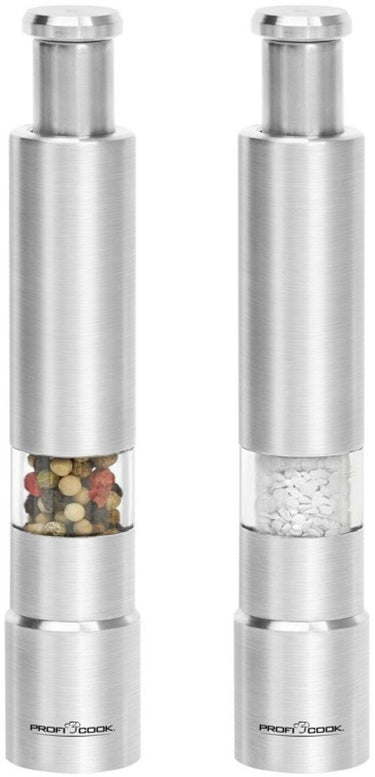 Proficook profi cook pc-psm 1160 specerijenmolen rvs - set van 2 stuk(s)