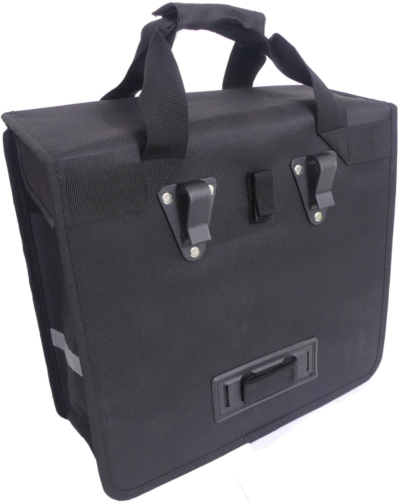 Afbeelding laden in galerijviewer, Edge Fietstas Basic Shopper 20 liter 37 x 34 x 13 cm zwart

