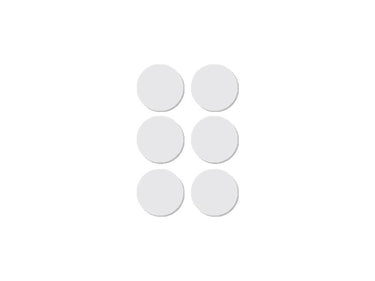 Apli etiketten rond 32mm wit