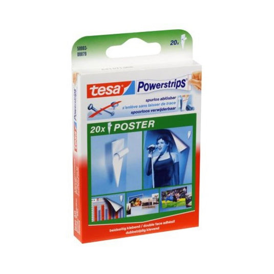Tesa powerstrips poster 200gr 20 stuks