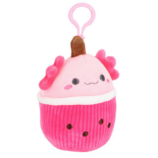 Afbeelding laden in galerijviewer, Pluchiez sleutelhanger pluche cupcake 10 cm 3 assorti | 6 stuks
