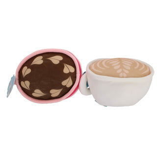 Afbeelding laden in galerijviewer, Pluchiez pluche koffie 18 cm 3 assorti | 2 stuks
