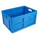 Sunware square gesloten vouwkrat 32l blauw