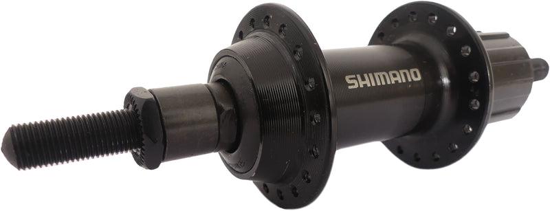 Afbeelding laden in galerijviewer, Shimano Achternaaf 7 speed FH-TY500 36 gaats vaste as zwart
