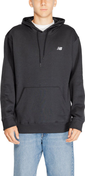 New balance sport essentials fleece hoodie heren trui - black