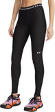 Under armour heatgear legging-blk dames sportlegging - ultimate zwart - wit m