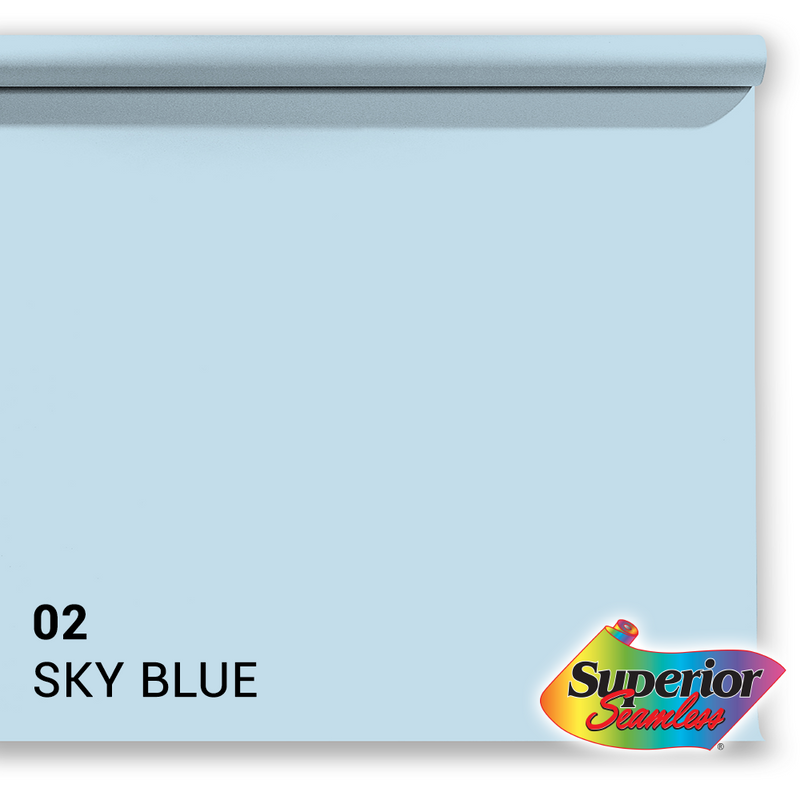 Afbeelding laden in galerijviewer, Superior achtergrondpapier 02 sky blue 1,35 x 11m
