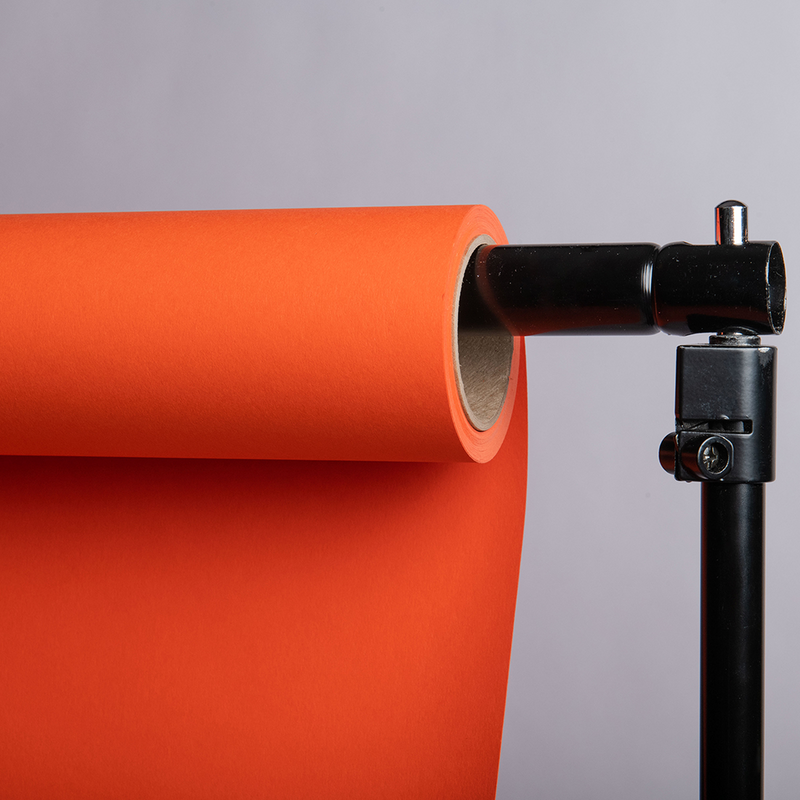 Afbeelding laden in galerijviewer, Superior achtergrondpapier 39 bright orange 1,35 x 11m
