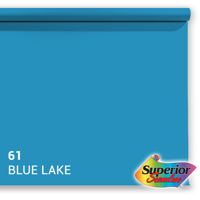 Afbeelding laden in galerijviewer, Superior achtergrondpapier 61 blue lake 1,35 x 11m
