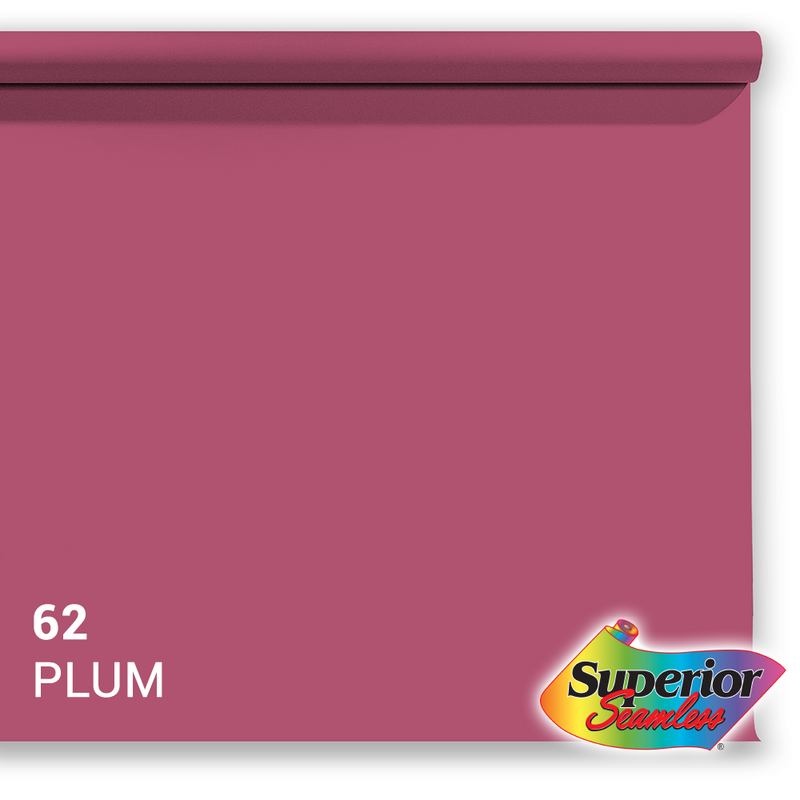 Afbeelding laden in galerijviewer, Superior achtergrondpapier 62 plum 1,35 x 11m
