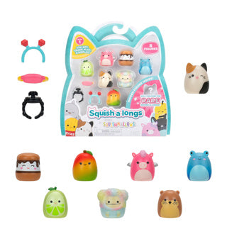 Afbeelding laden in galerijviewer, Squishalongs 8 pak assorti
