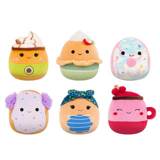 Afbeelding laden in galerijviewer, Squishmallows 13cm unscented mystery bag cookie, donut, pastry, latte, drink, pie | 9 stuks
