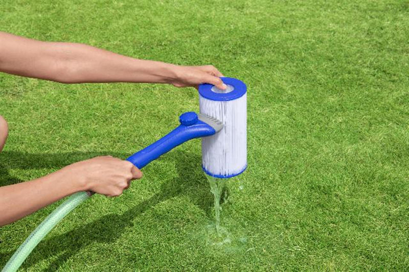 Afbeelding laden in galerijviewer, Bestway flowclear aqualite kam reinigingsgereedschap voor filterpatronen filtercartridge
