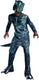 Rubies - dinosaurus kostuum - jurassic world velociraptor dinosaurus kind kostuum - blauw, grijs - maat 128 - carnavalskleding - verkleedkleding
