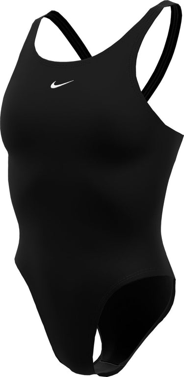 Speedo endurance+ logo hydrasuit 1 piece dames sportbadpak - kleurvast badpak dames - chloorbestendig zwempak dames - sportbadpak dames met ritssluiting - zwart wit - 44