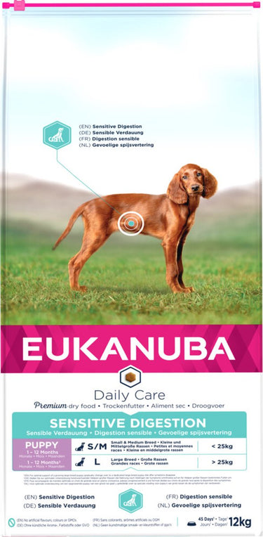 Eukanuba voer puppy junior kip 12 kg