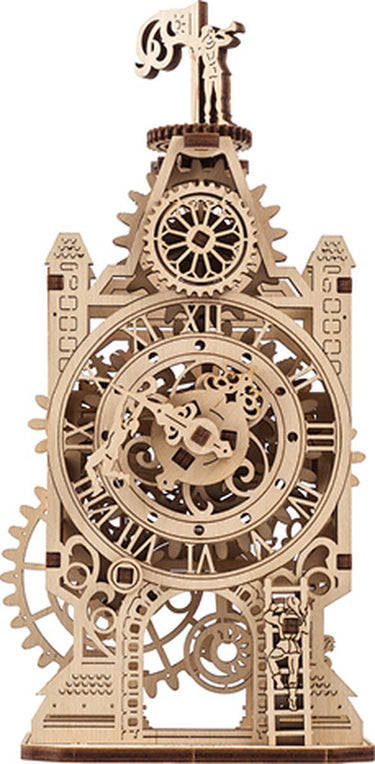 Ugears houten 3d model - oude torenklok