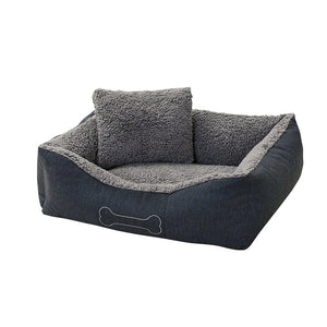 Sun garden luxe hondenmand lucky + kussen 59x67x20cm grijs
