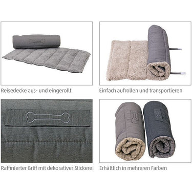 Sun garden oskar oprolbaar hondenkleed 100x65x4 cm beige
