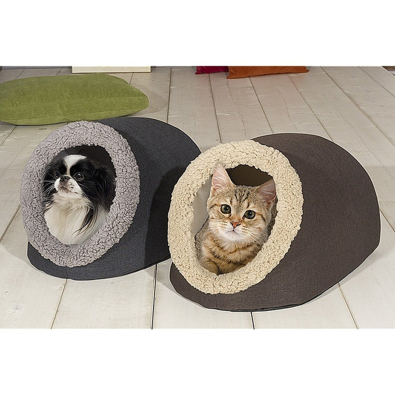 Afbeelding laden in galerijviewer, Sun garden simba huisdieren hol 45x40x32cm bruin beige
