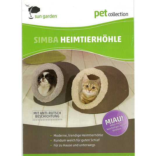Sun garden simba huisdieren hol 45x40x32cm bruin beige