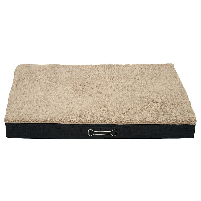 Afbeelding laden in galerijviewer, Sun garden buddy orthopedisch hondenkussen 79x60x8cm beige donkerbruin
