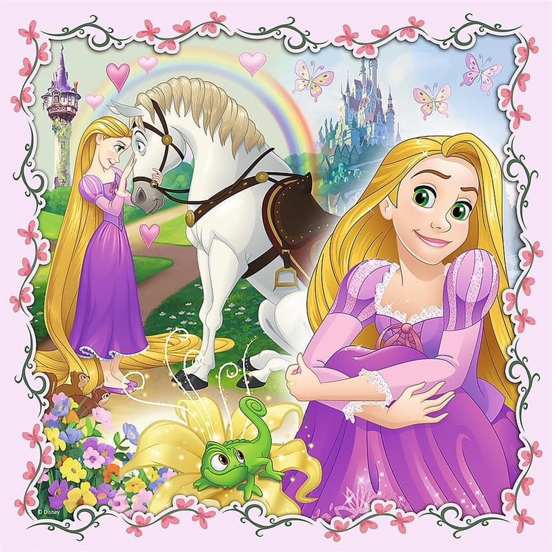 Afbeelding laden in galerijviewer, Trefl trefl 3in1 puzzel princess 20-50 stukjes
