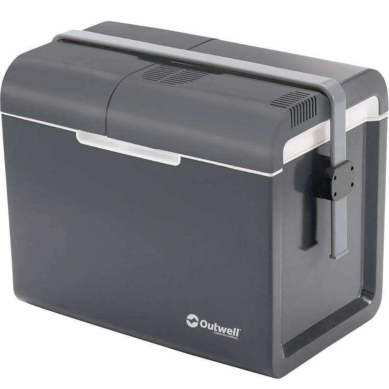 Afbeelding laden in galerijviewer, Outwell ecocool slate grey 35 12v 230v koelbox
