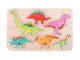 Bajo houten sorteer dinosaurussen.