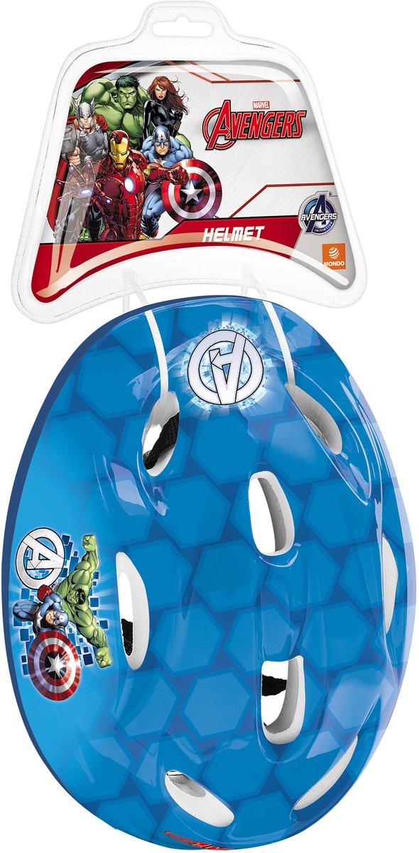 Afbeelding laden in galerijviewer, Mondo kinderhelm marvel avengers fietshelm 52-56cm verstelbaar rood.
