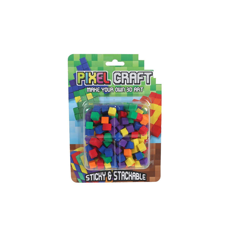 Afbeelding laden in galerijviewer, Pixel craft sticky craft art blokjes 150-delig op kaart
