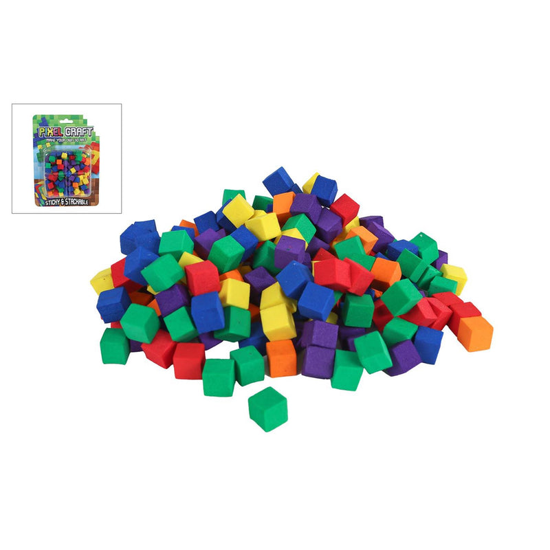 Afbeelding laden in galerijviewer, Pixel craft sticky craft art blokjes 150-delig op kaart
