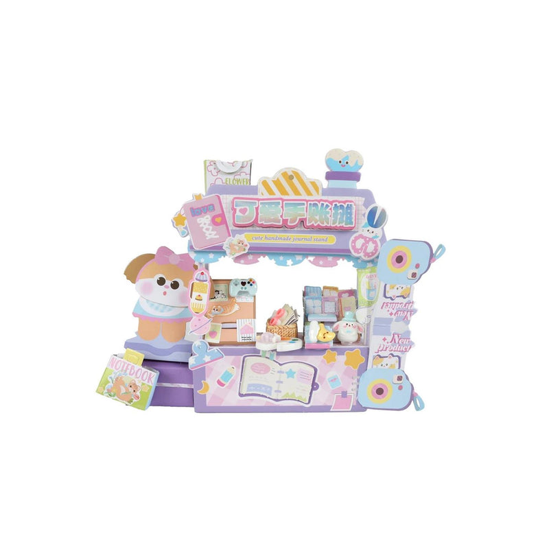 Afbeelding laden in galerijviewer, Kawaii knutselkraampje speelgoed paars 15,5cm
