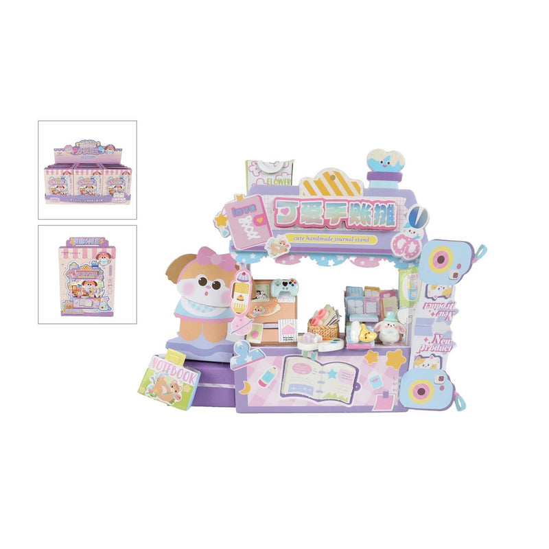 Afbeelding laden in galerijviewer, Kawaii knutselkraampje speelgoed paars 15,5cm
