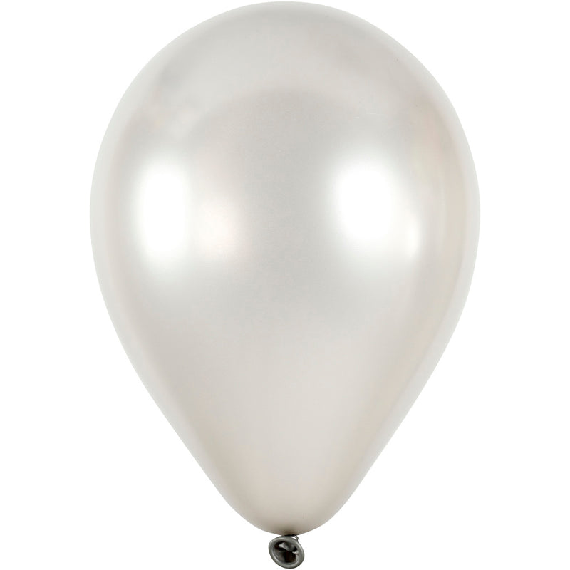 Afbeelding laden in galerijviewer, Https: www.cchobby.nl ballonnen-d-23-cm-rond-zilver-8-stuk-1-doos
