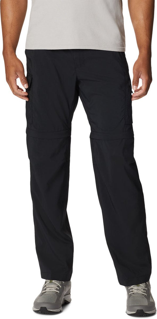 Columbia silver ridge™ utility convertible pant wandelbroek - converteerbare wandelbroek - heren - zwart - maat 36