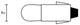 Bosma lamp 6v 1.2w ba7s