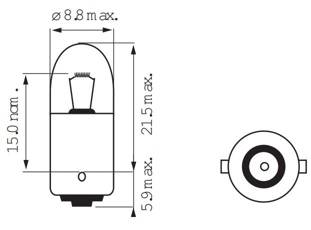 Afbeelding laden in galerijviewer, Bosma lamp 6v-5w ba9s
