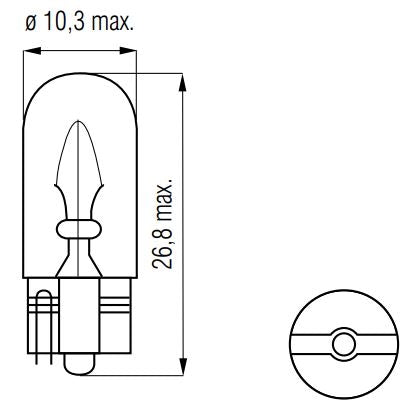 Afbeelding laden in galerijviewer, Bosma Lamp 12V-3W WEDGE T10
