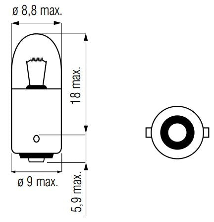 Afbeelding laden in galerijviewer, Bosma Lamp 12V-4W BA9S
