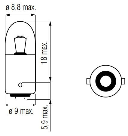 Afbeelding laden in galerijviewer, Bosma lamp 12v-5w ba9s
